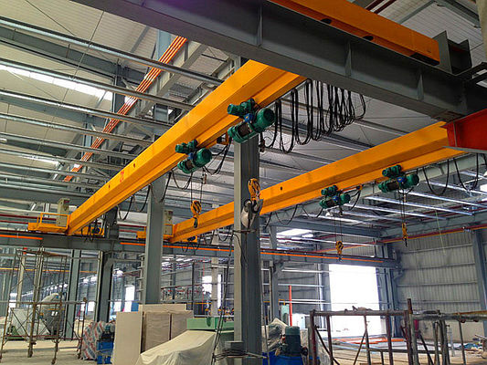 Cần cẩu dầm đơn trên cao màu sơn tùy chỉnh với chiều cao nâng 6-30m và Chứng nhận CE ISO9001 2015