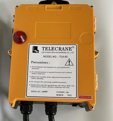 F24-60 điều khiển từ xa không dây đa chức năng,F24-60 điều khiển từ xa với phạm vi tần số rộng và độ nhạy cao cho cần cẩu trên không có một vạch