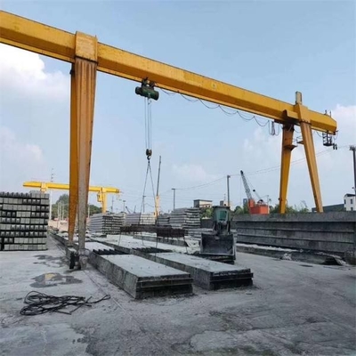 Thiết kế tùy chỉnh chiều dài 15m Đàn cẩu Gantry đơn 10ton 15ton cho nhà máy công nghiệp