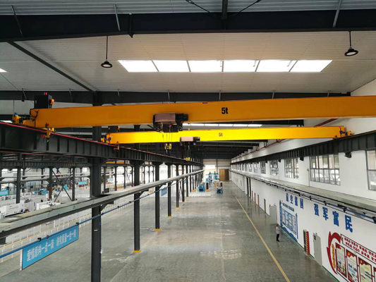 Mini Warehouse Light Duty Bridge Crane Trọng lượng nhẹ 5 tấn Di chuyển