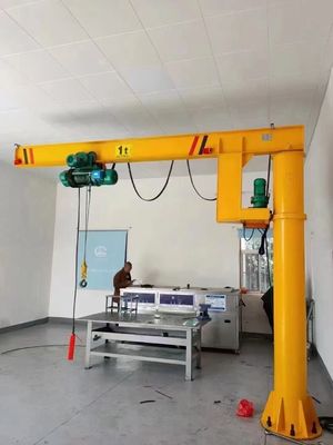 Pa lăng cần trục kiểu Jib hạng A5 cho sức nâng 500-1000kg và tốc độ nâng 0.8-8m/phút trong môi trường làm việc khắc nghiệt